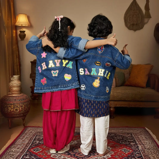 Customised Kids Denim Jacket