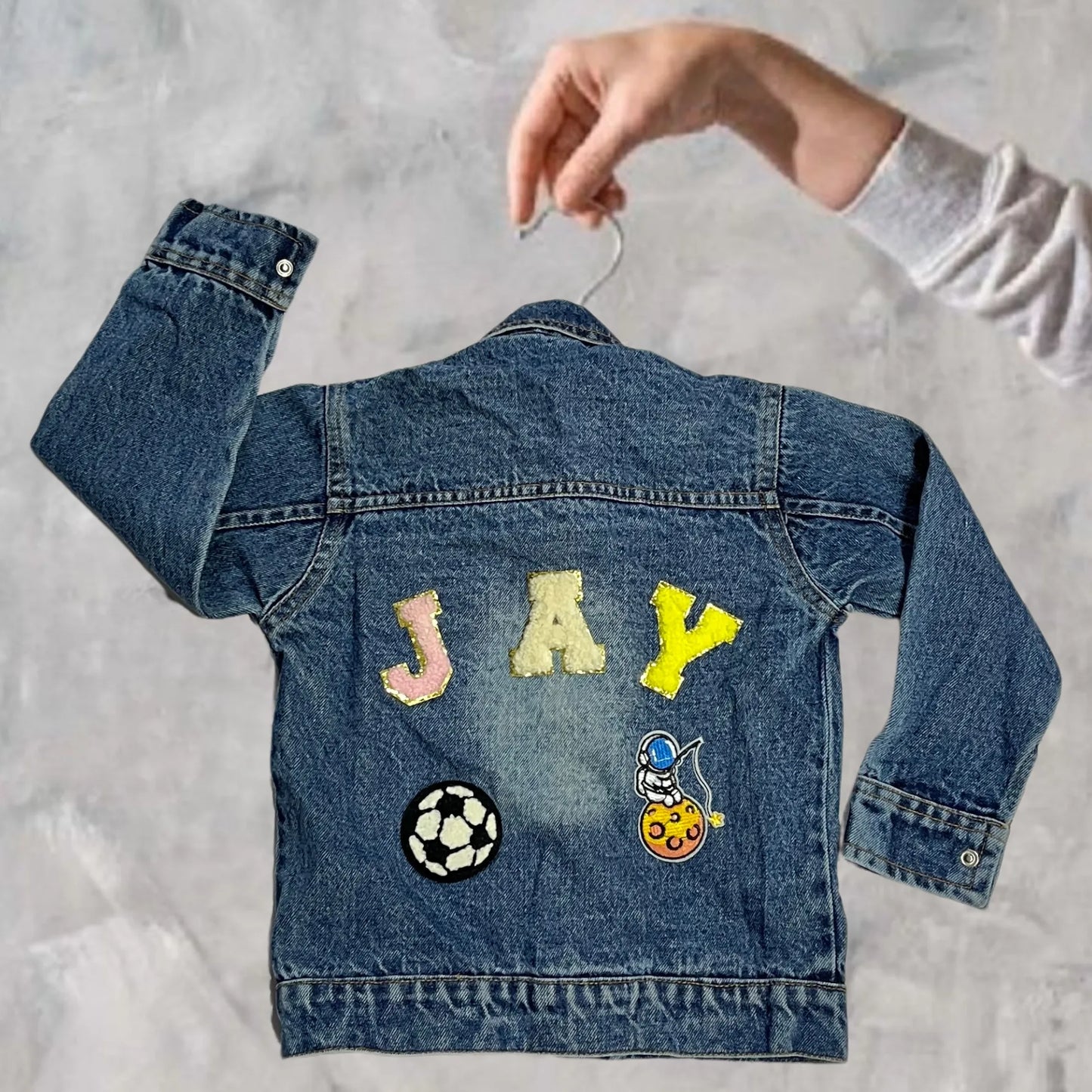 Customised Kids Denim Jacket