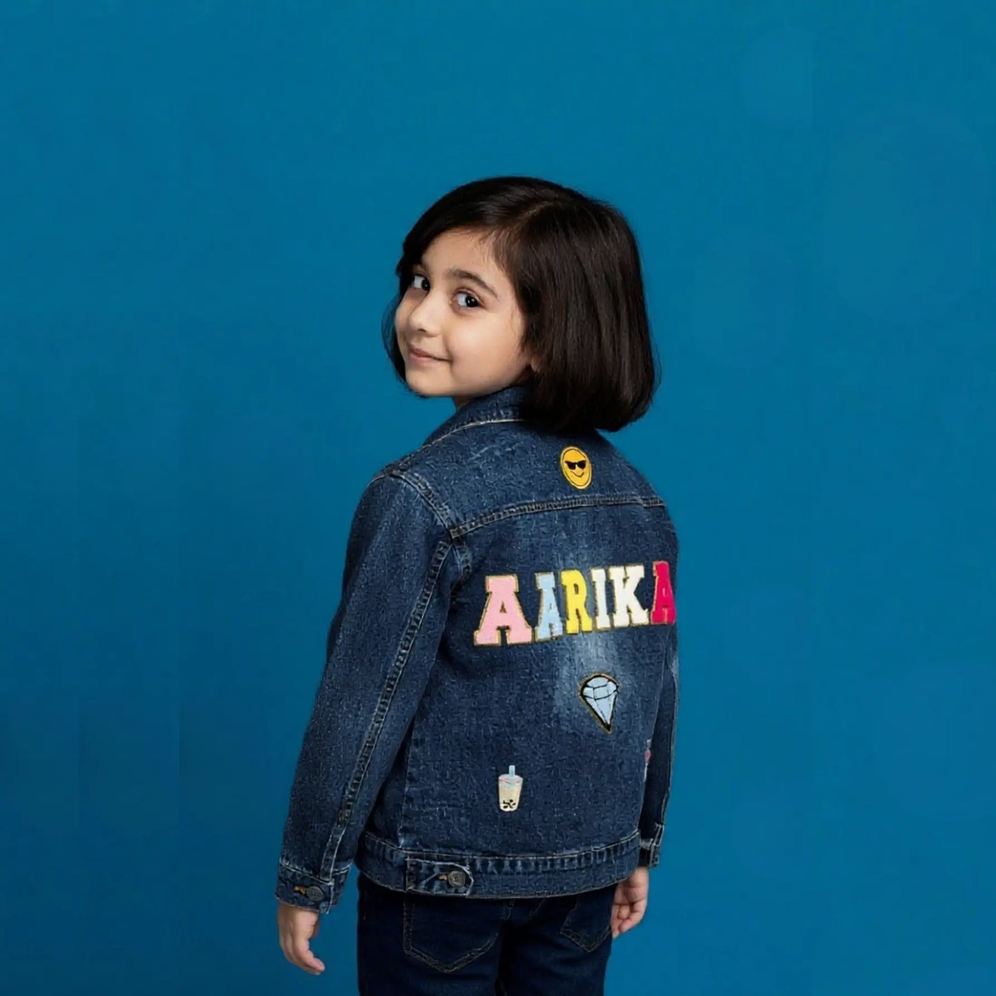 Customised Kids Denim Jacket