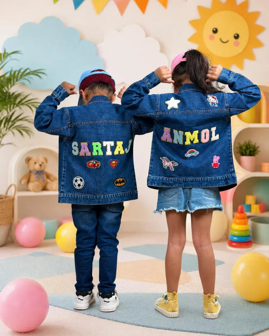 Customised Kids Denim Jacket
