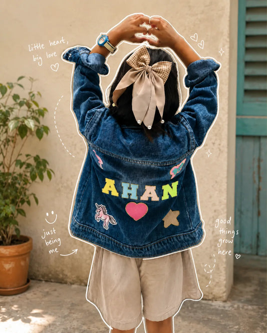 Customised Kids Denim Jacket