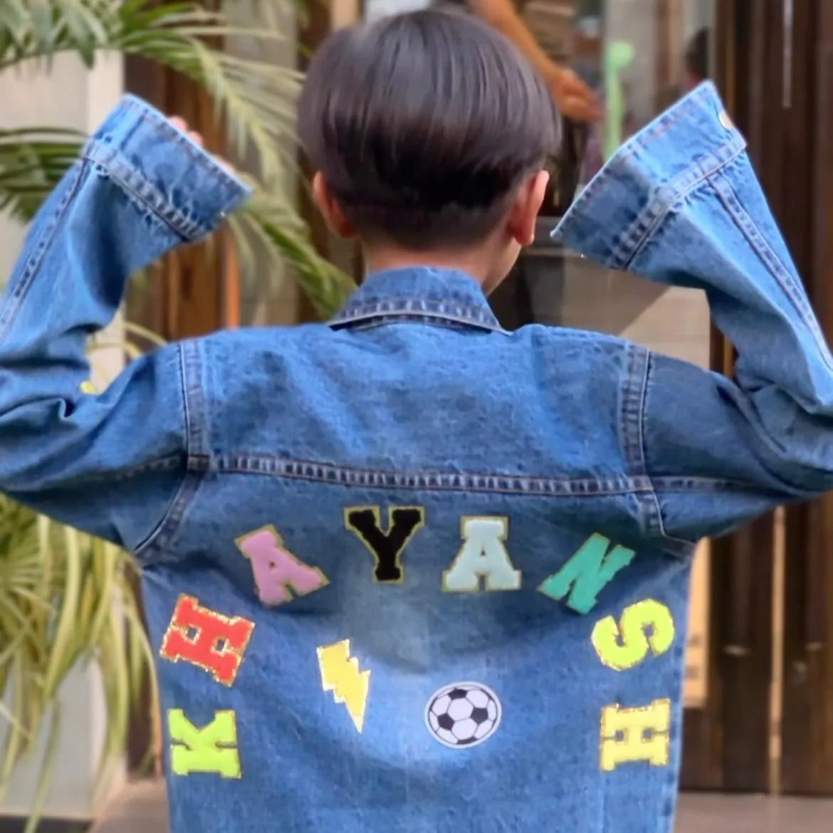 Customised Kids Denim Jacket