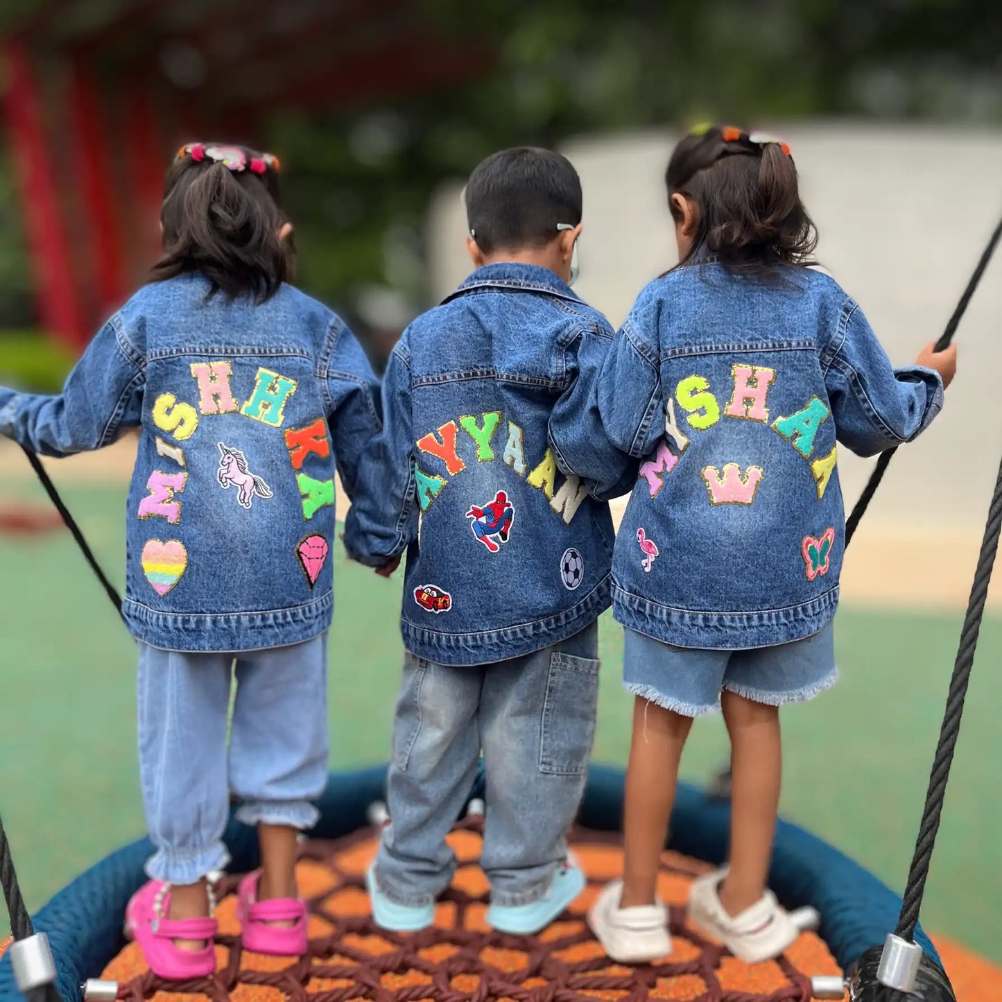 Customised Kids Denim Jacket