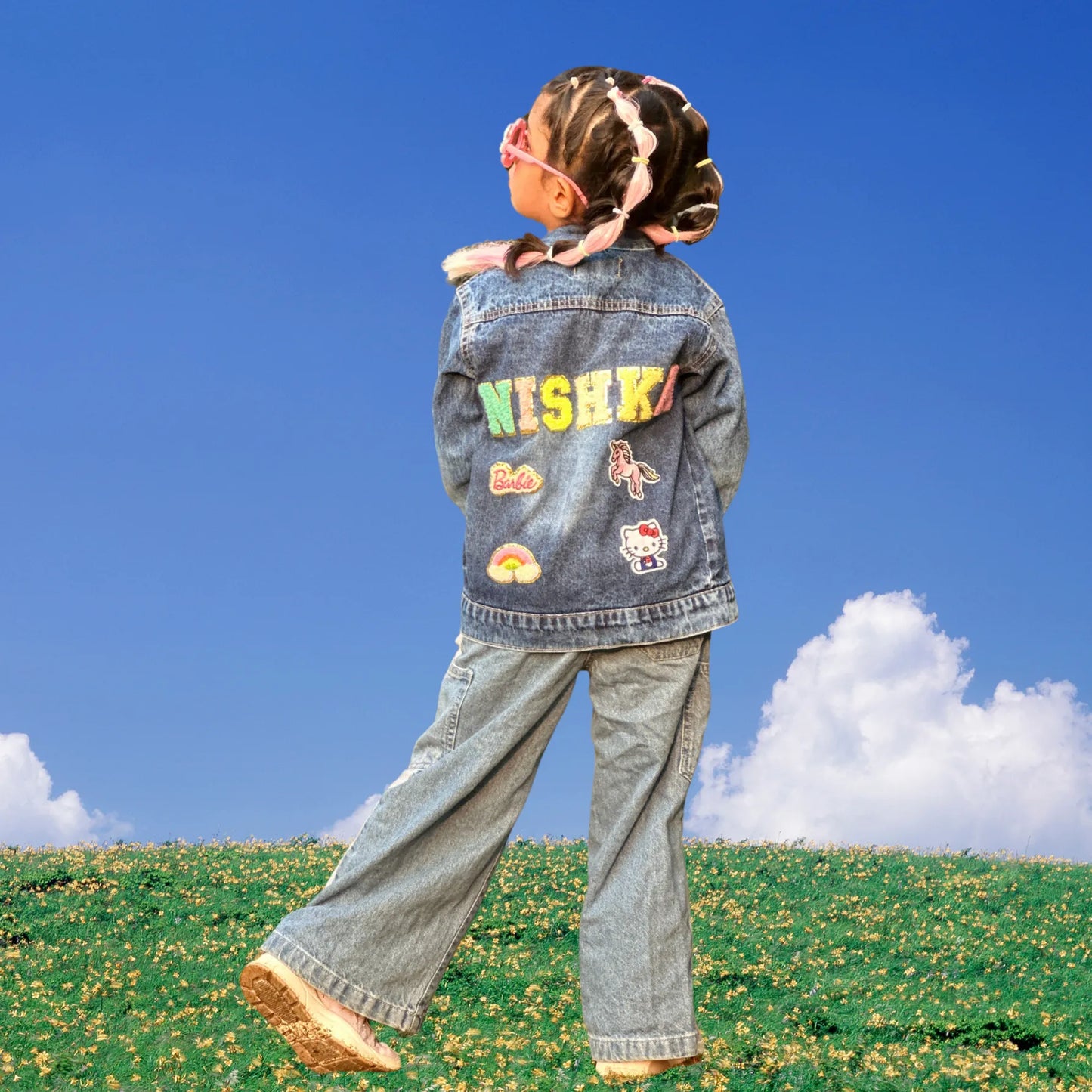 Customised Kids Denim Jacket